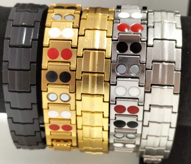 C-10 Pulsera magnetica doble iman (variedad)