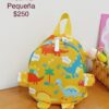 E-12 Backpack amarilla con dinosaurios (modelo 066)