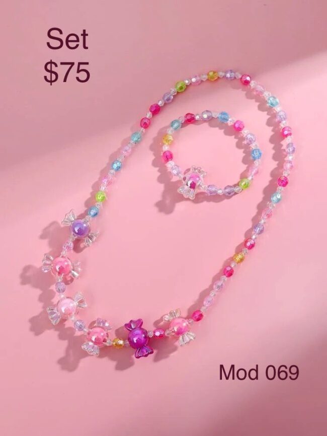 E-12 Set collar y pulsera (modelo 068, 070) - Imagen 2