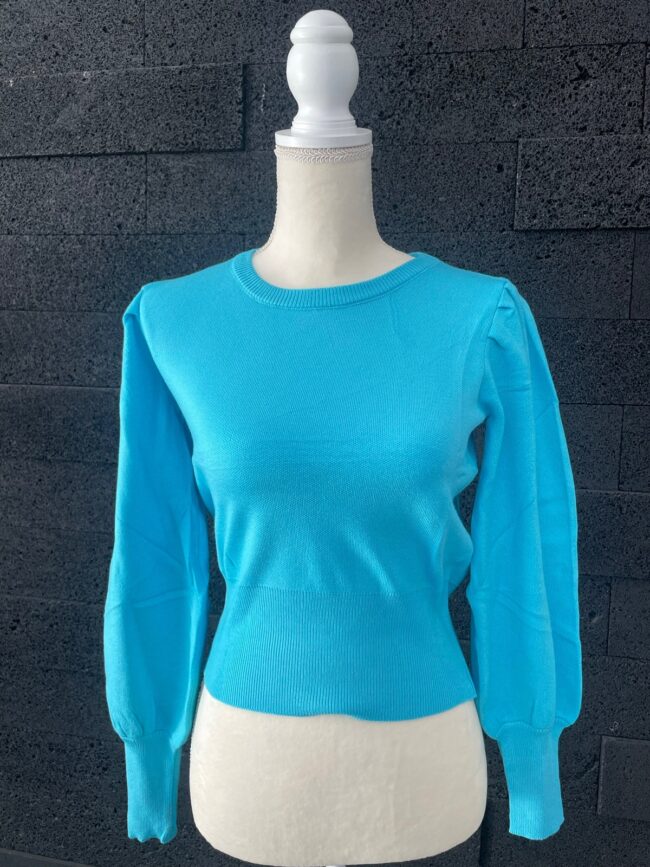 Suéter blusa Turquesa Unitalla r-2 - Imagen 2