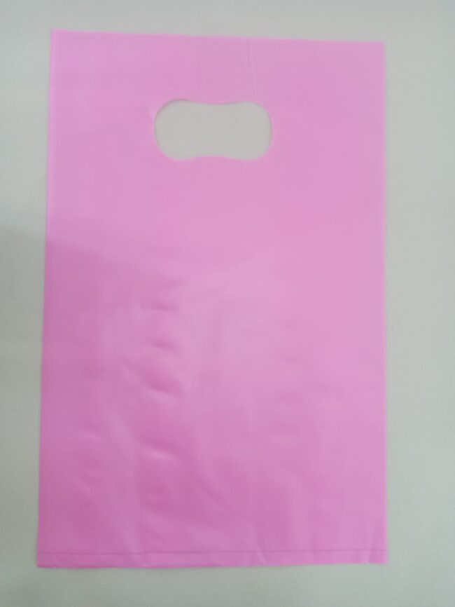 Bolsas por Kilos Alta Densidad Lisa color Rosa Biodegradables 1kg - 120 bolsas aprox 20*30 cm