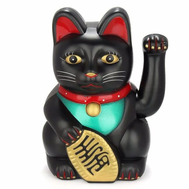 Gato negro de la suerte (No incluye pilas) b-20