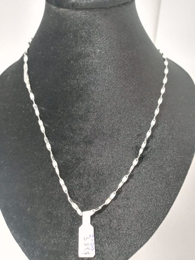 Collar Plata Ley .925 2MM X 50 CM Código 0012 vc2