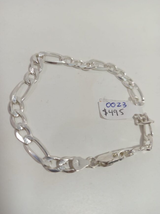 Pulsera Plata ley .925 Código: 0023 vc2