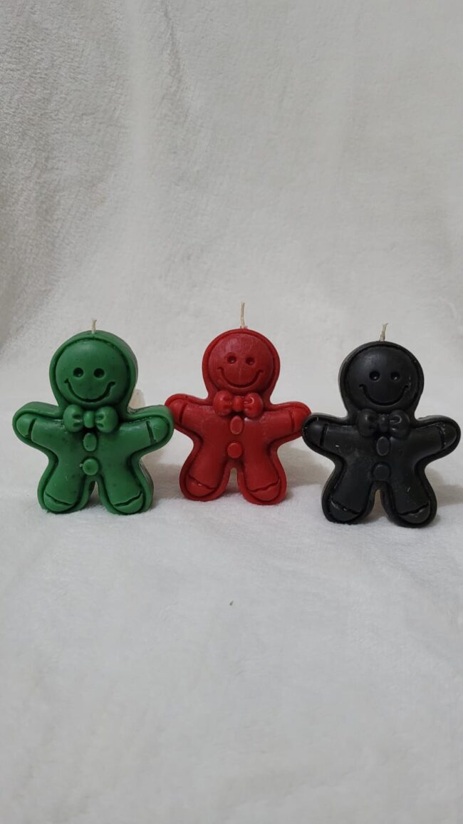 Vela galleta navideña