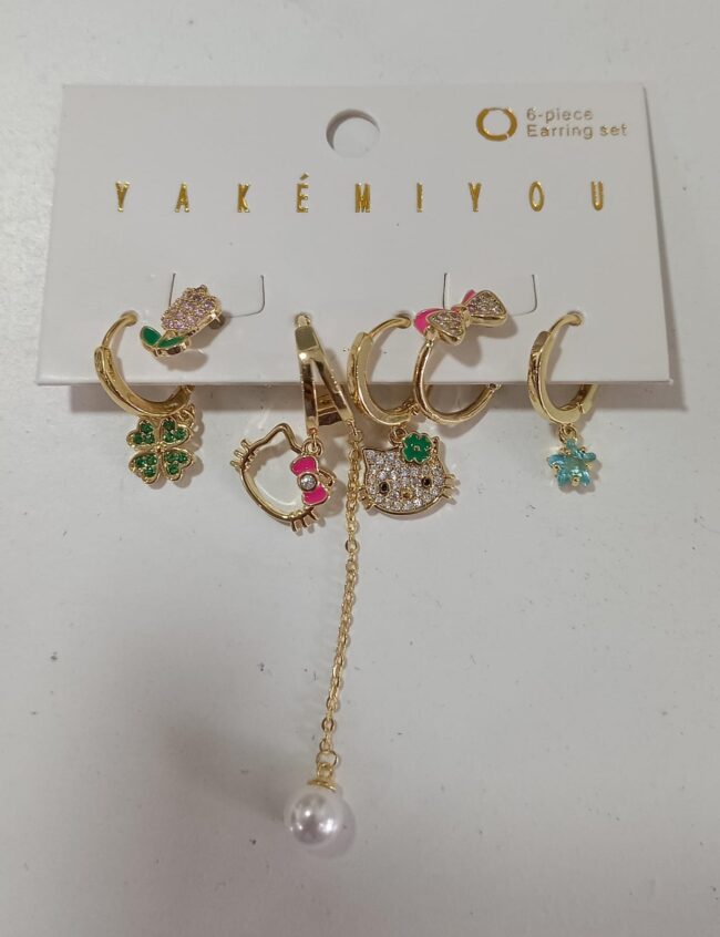 Set de aretes K130-26 Hello Kitty 2