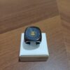 7164-28 ANILLO ACERO INOXIDABLE  #7 NEGRO