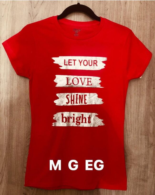 Playera roja Love